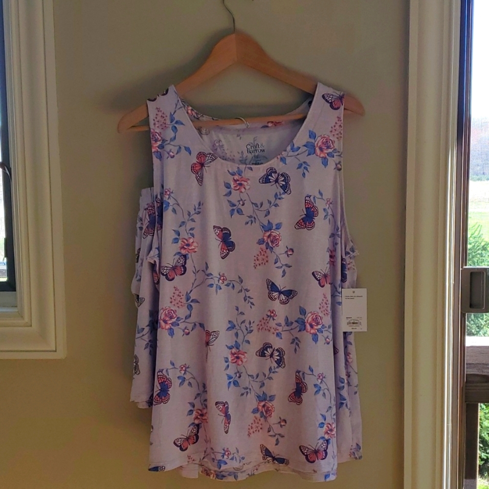 NWT Croft & Barrow Sleepwear PJ"s Pajamas Tank Shorts XXL Plus Size